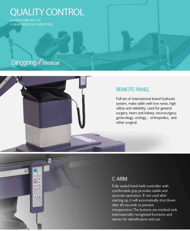 Hospital Surgical Equipment General-Use Electric Operation Theater Table Operating Table