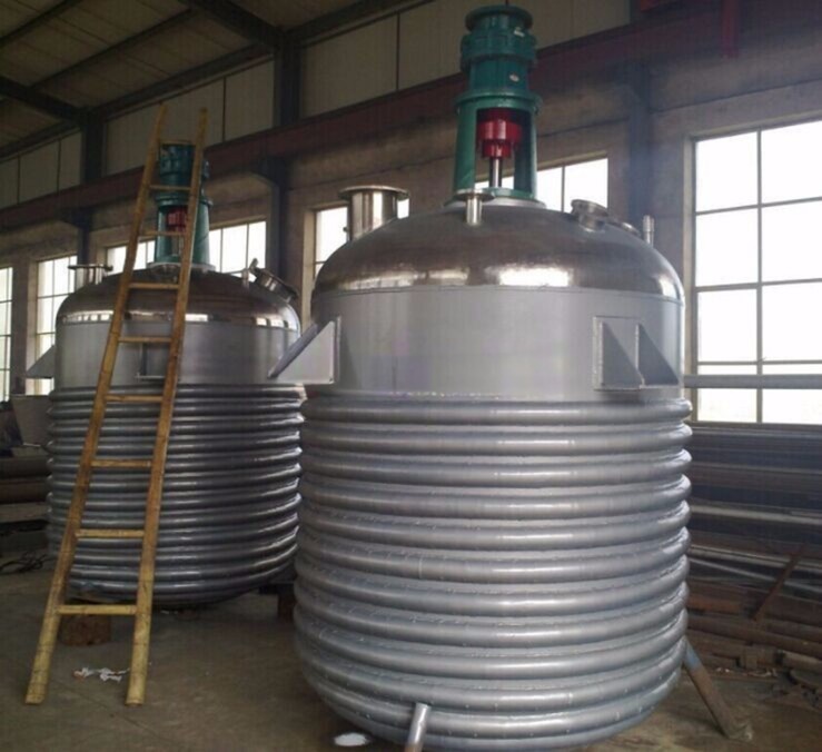 Customizable Heating Method 304 Stainless Steel Chemical Reactor with 316 Jacketed Vessel