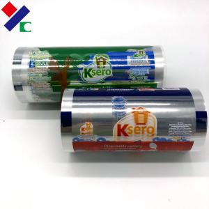 Quality SGS Food Packing Plastic Wrap Roll , Metallized Plastic Film Gravure printing wholesale