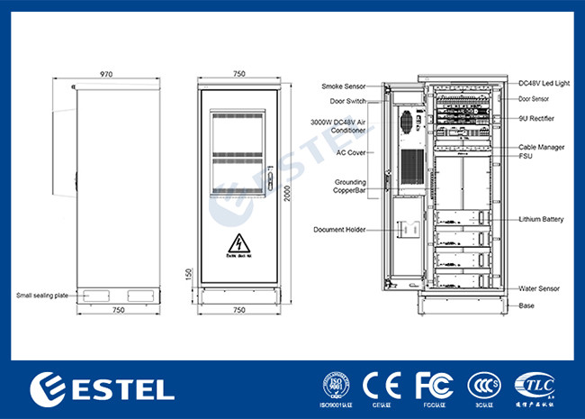Hybrid Energy Telecom Power System With Solar Power Grid Diesel Generator Battery For Outdoor Telecom Site Power Supply