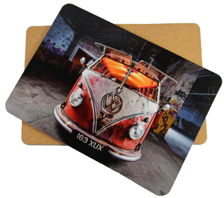 Popular for home/hotel Wooden cork placemat, Customized size and printed logo