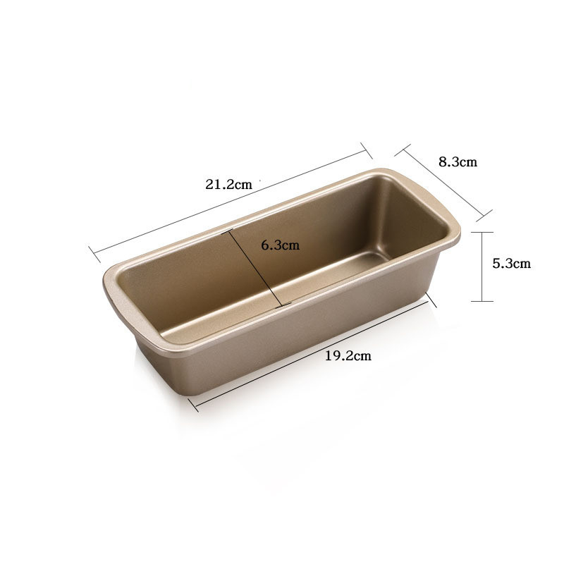 Customized Perforated Toast Bread Baking Mold Medium Loaf Pan 21*8.5*5.3cm