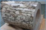 Corrosion Resistance Pre Painted Galvalume Sheet Brick Grain With PU Coating