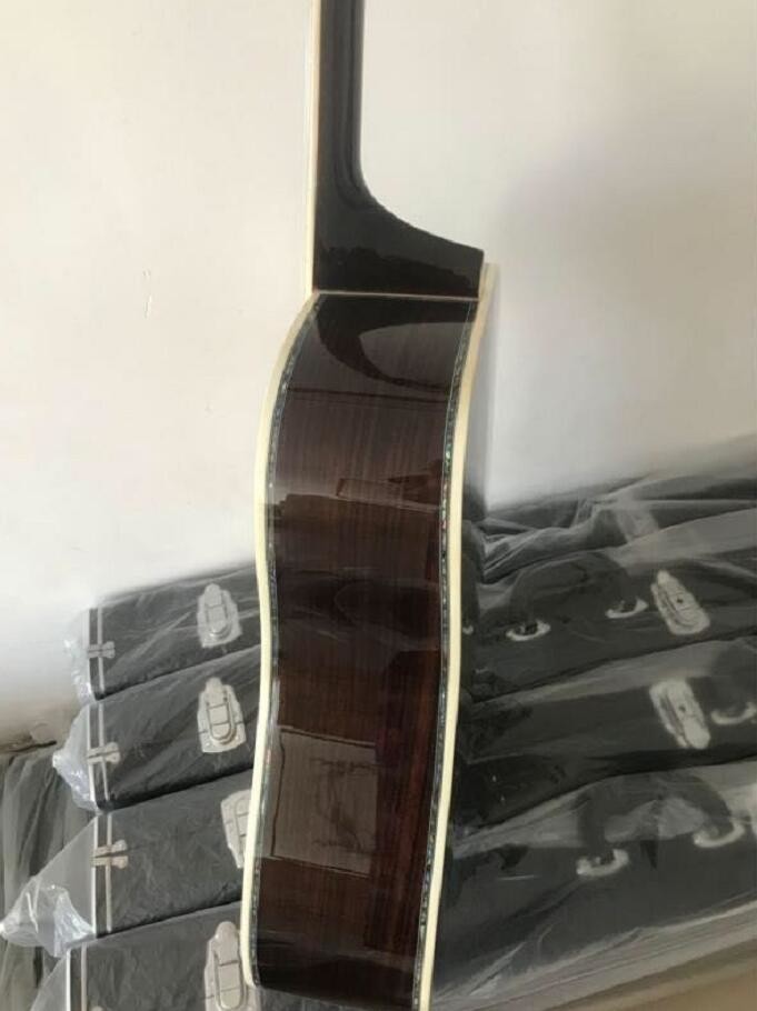 Classical Acoustic Guitar Grand Cutaway 41" Solid Spruce Top Rosewood back&side 301 EQ Abalone Binding