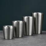 Whisky Rum Vacuum Stainless Steel Beer Mug 10oz 300ml For Barbecue Party