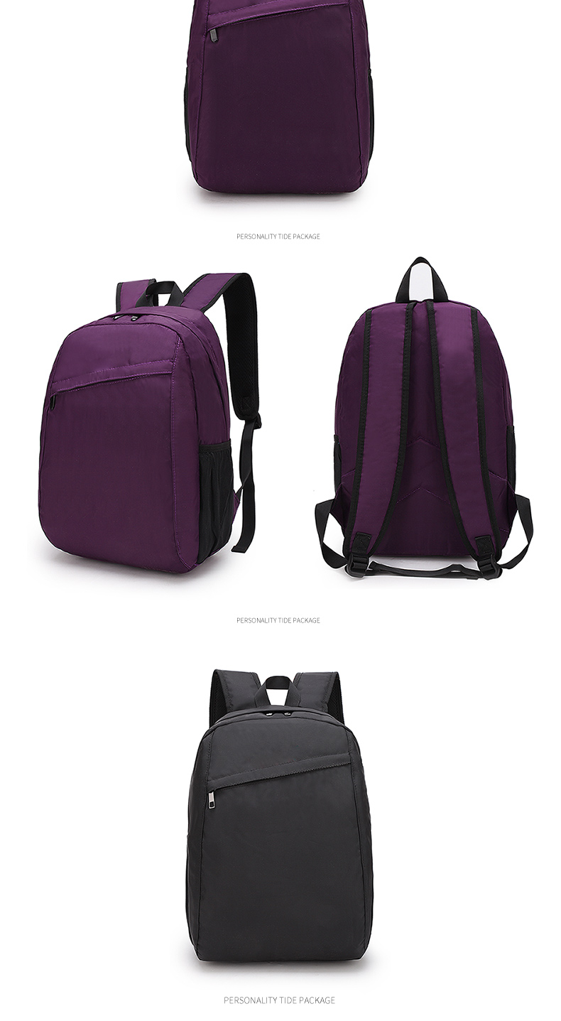 Wholesale custom logo men and women leisure fashion middle school students waterproof backpack school bags