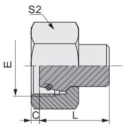 Hydraulic Bite-Type Tube Fittings Factory Supply OEM Female Plug 9c 9d