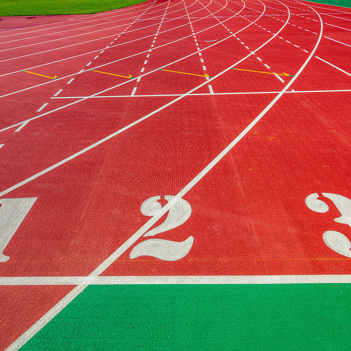 IAAF Synthetic Sports Flooring Surfaces For Volleyball Court Waterproof