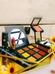 Private label Makeup cosmetics high pigmented Sunflower eyeshadow palette OEM