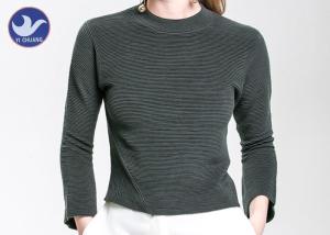 Quality Charm Crop Top Womens Knit Pullover Sweater Lady Three Quarter Sleeves Short Turtle Neck wholesale