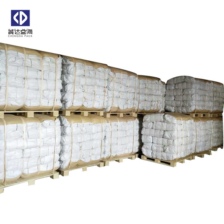 Black Jumbo Bulk Bags 4 Panels Type One Ton Packaging With Inner Partition