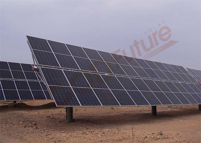 1 Axis Sun Solar Tracking System Solar Panel Mounting Bracket Follow