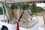New Energy Lithium Battery Electric White Convertible Sightseeing Car Suitable