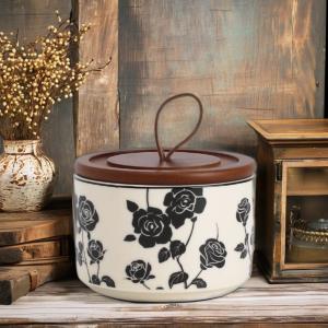 Quality Customized Color Ceramic Tea Canister Perfect for Storing Jewelry Small Kitchen Items wholesale