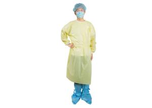 Quality Skin Friendly Disposable Isolation Gown Dustproof Waterproof 40-60gsm wholesale