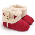 Free sample Cotton fabric indoor boots toddler Walking shoes lovely Gift baby
