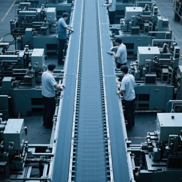 Bilateral operation belt assembly line /Belt conveyor line /Assembly Line Belt