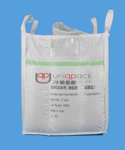 Quality Plastic Woven Industrial Bulk Bags Q NET Baffle for Packaging L-Lysine wholesale