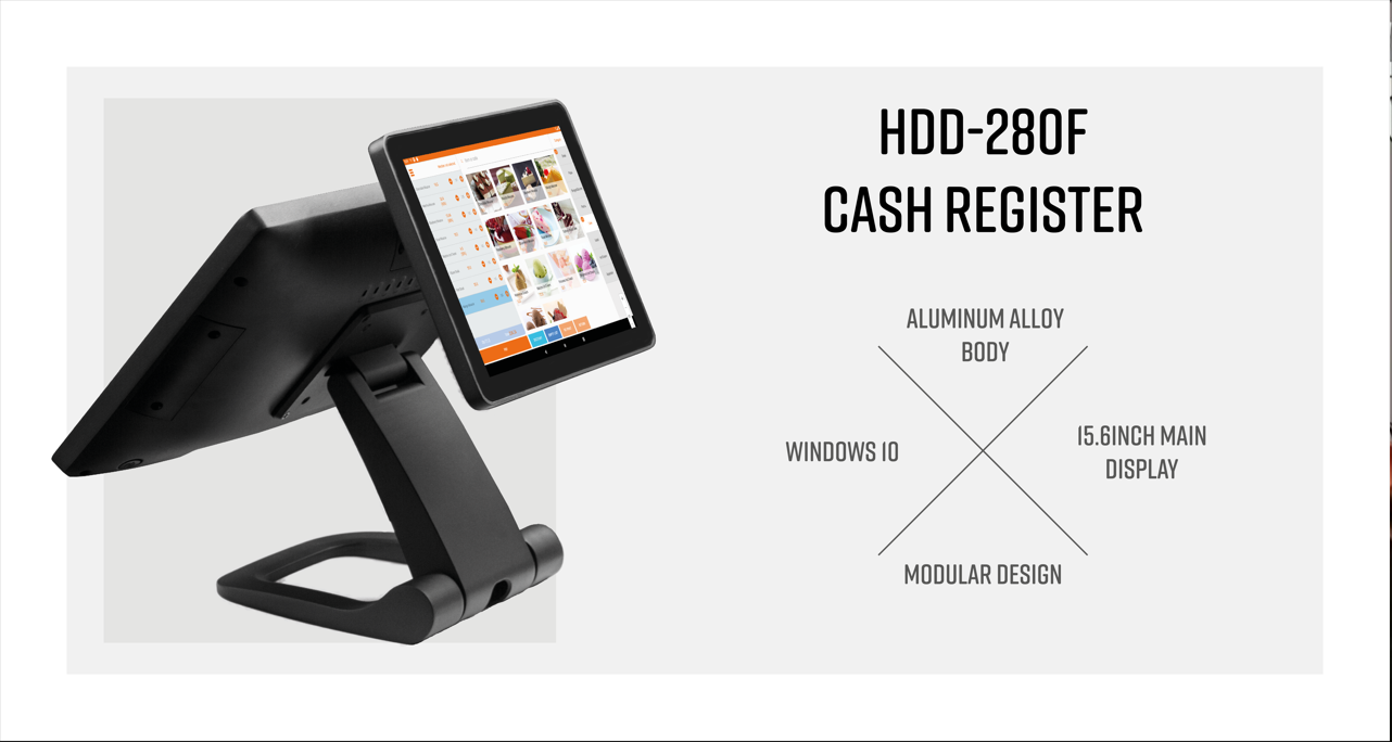 Customer Display LED-8/VFD/12.1"/9.7'' 2nd Display Optional for Retail POS Machine