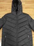 Lightweight Mens Black Hooded Puffer Jacket With Hood Mens Long Puffa Coats