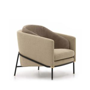 Quality Leisure Single Sofa Arm Chair Enveloping Shape Fabric Living Room Seater 800x860x750mm wholesale