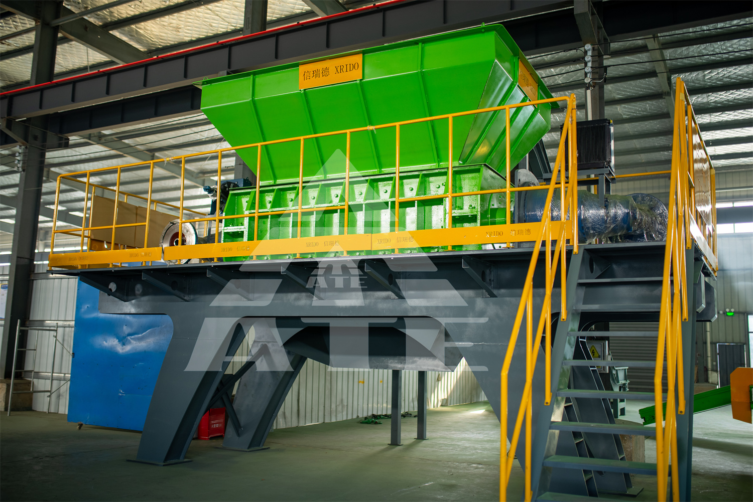 Municipal Solid Waste Metal Shredder Machine Scrap Metal Shredder For Brass