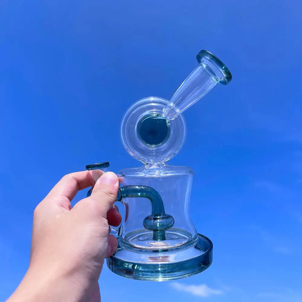 6" Tobacco Smoking Water Pipes Glass Bongs Hookah Bubbler