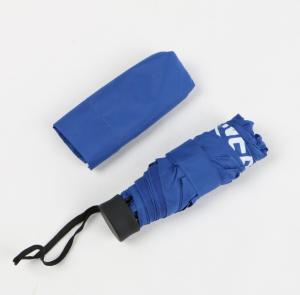 Quality Blue Five Fold Micro Travel Umbrella , Fancy Sun Sturdy Compact Umbrella wholesale