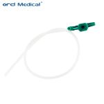 Disposable Medical 8 Size Closed Control Valve Plastic Suction Catheter Supplier
