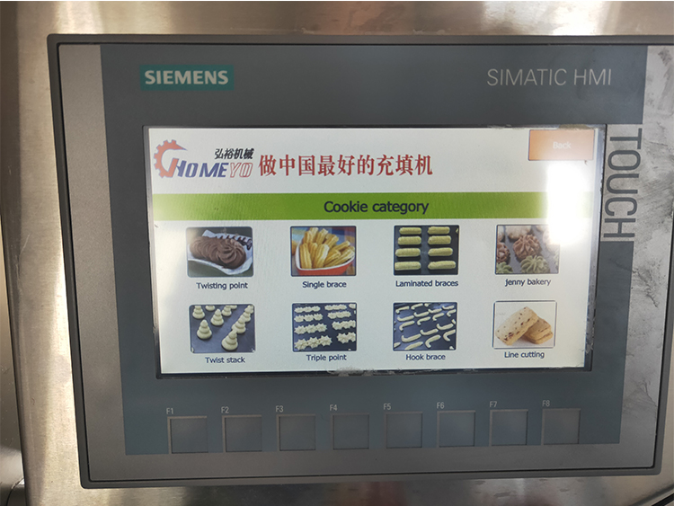 Full Automatic Snack Cookie Depositor Extruder Dough Making Machine