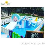 Soft Play Climbers Equipment Outdoor Kids Amusement Blue Ball Pit Indoor