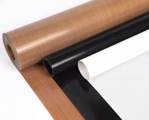 Quality High Temperature Resistant PTFE Coated Fiberglass Fabric With 17 Oz/sqy Unit Weight wholesale