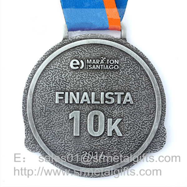 Enamel engraved Running Prizing Medals