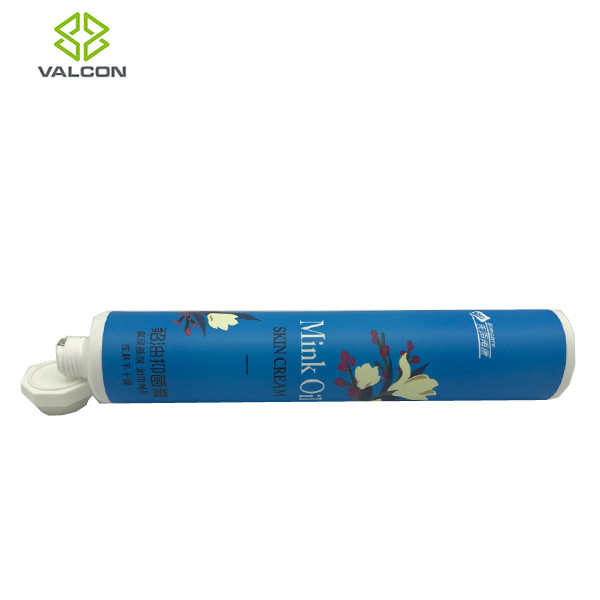 Empty Plastic Squeeze Tubes 75 ML Ehite Octagonal Cap Custom Printing