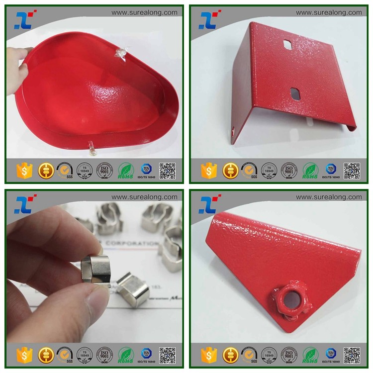 Nick Plated Custom CNC I Shaped Sheet Metal Fabrication Bending Stamping Parts with CE