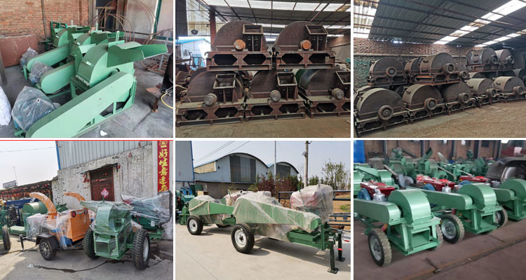 1000kg/H Diesel Engine Olive Wood Crusher Machine 20mm Output