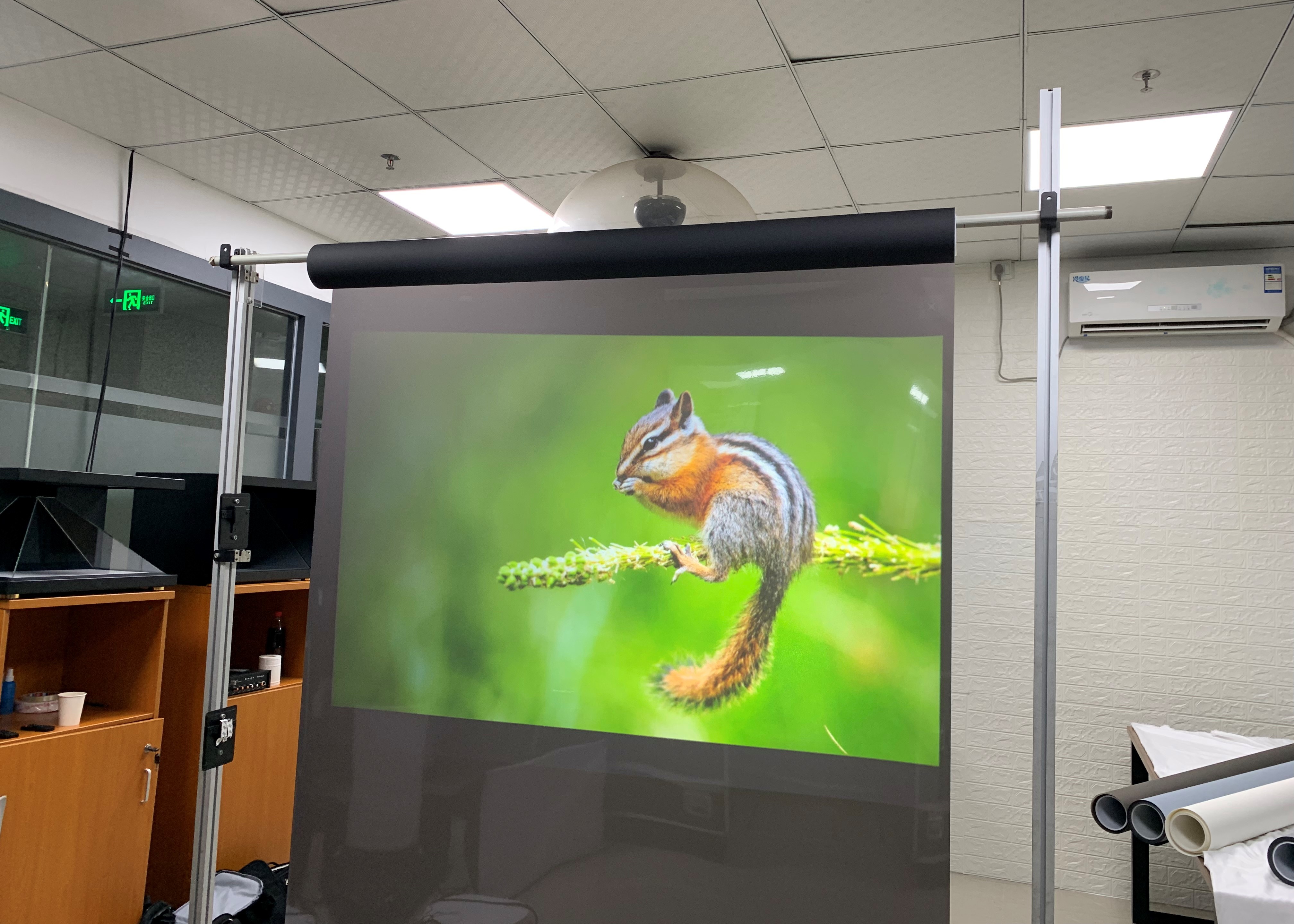 Holographic Projection Foil Transparent Rear Projection Screen Film