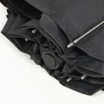 Inverted Self Opening Umbrella , Black Pongee Canopy Automatic Folding Umbrella