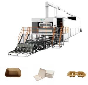 Quality High Speed Waste Paper Rotary Fruit Tray Forming Machine wholesale