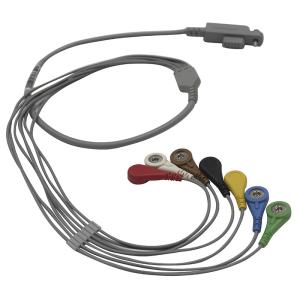 Quality JincoMed Old Type Holter ECG Cable and Leadwires 10 lead IEC Snap wholesale
