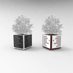 Quality Europe Style 1030L*1030W*1000H Mm Garden Metal Flower Pots wholesale