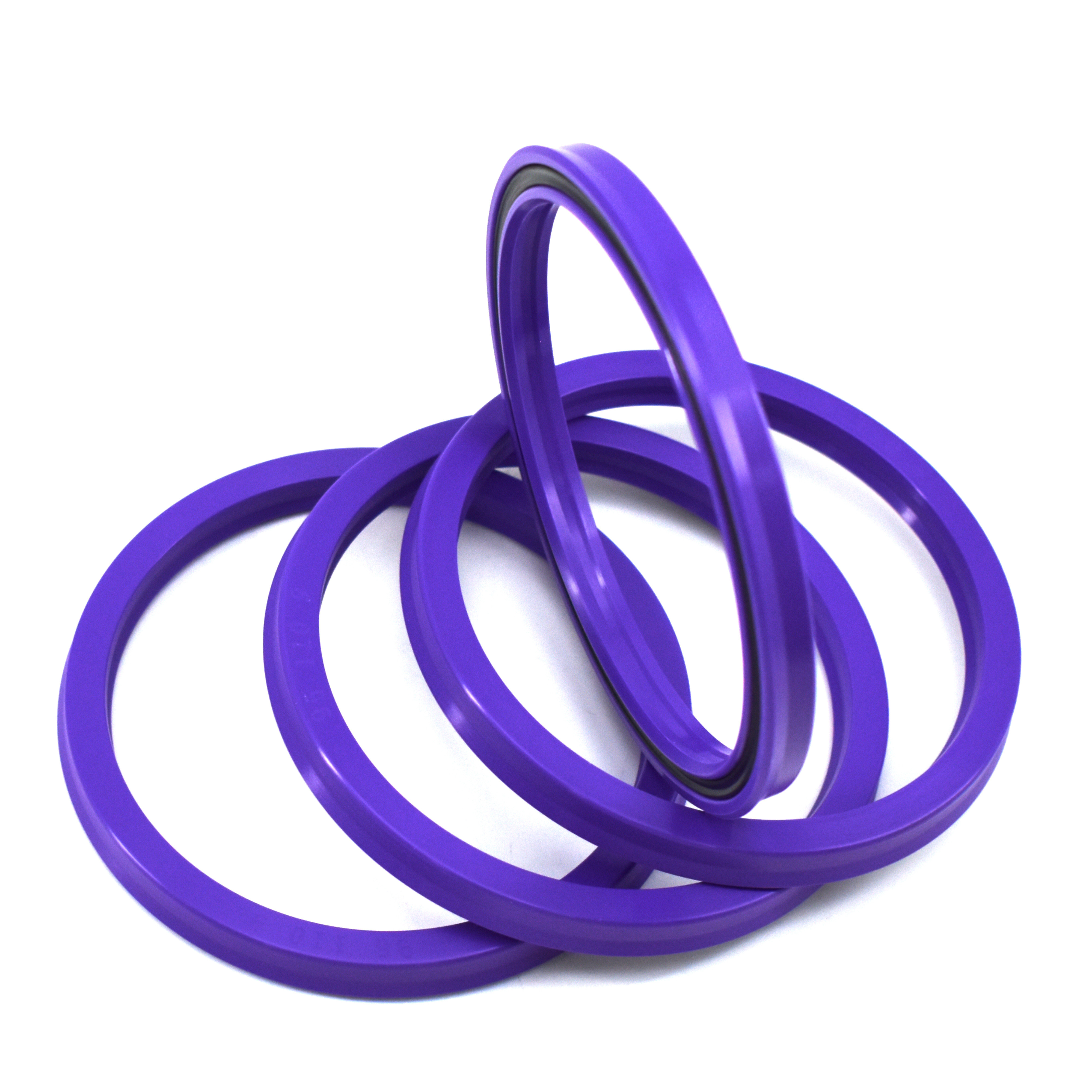 Purple Color High Pressure Rod Seals Double Oil Seal Kit / Hydraulic Seal Set