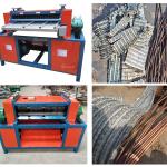 Water Tank Car Radiator Cutting Machine / Copper Aluminum Tube Separating
