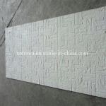 Yellow / Gold Fireproof Aston Mineral Fiber Stone Wall Panel for Building