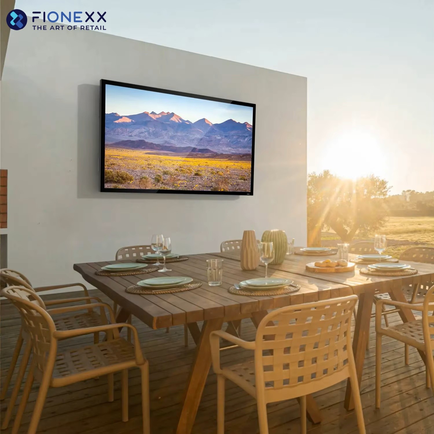 LED Display Technology Full Sun IP55 IP65 Waterproof QLED TV 2000nit 3500nits 4k Television HD All Metal Housing Outdoor TV