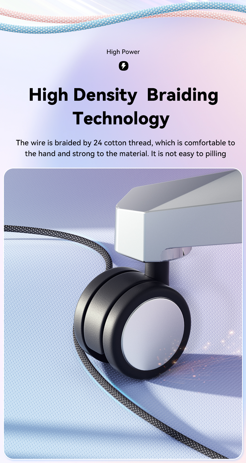 ESSAGER ES-X46 Series Type C To Type C Cable Fast Charging 100W