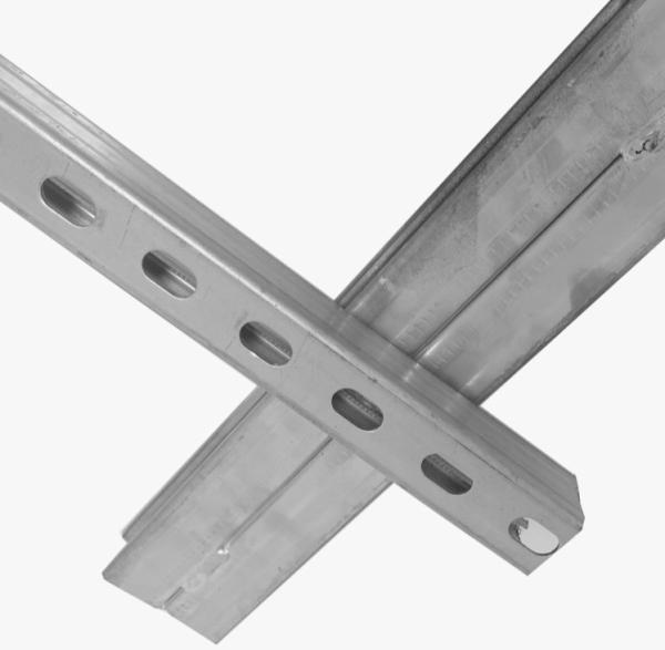 3m Length 2mm Silver Painted Strut Channel for Rust Proof Electrical Cable