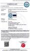 Changzhou Powace Internation Co., Ltd. Certifications