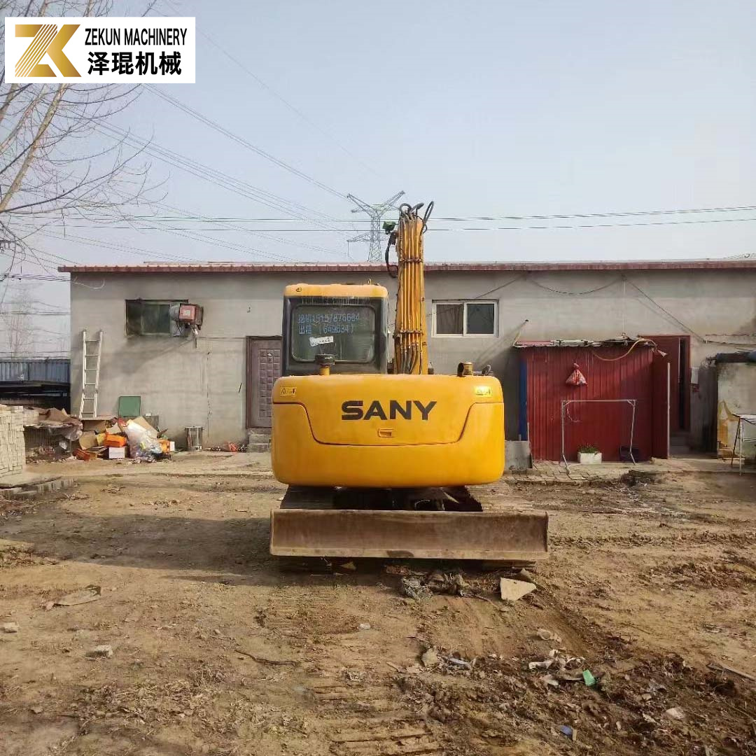 7 Ton Used SANY SY75C Mini Excavator for Affordable Construction