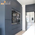 Standard Itaily Kitchen Cabinet Customized Melamine Laminated Wood Grain And